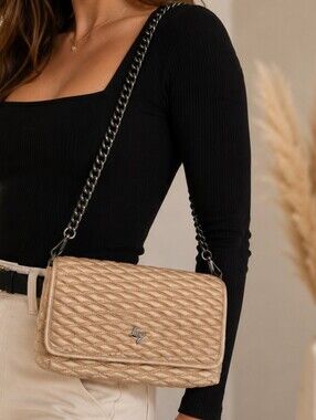 NWT Lug Quilted Shoulder Bag - Blush